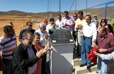 Inauguração c/ o Governador em Palmas de Monte Alto