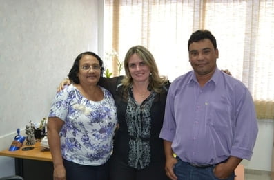 Visita de vereadores de Malhada ao gabinete