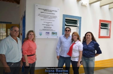 Visita ao Centro Educacional Infantil com o prefeito Bida em Lagoa Real - Ba