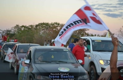 Comício em apoio à Gimmy e Emiliano (Malhada - Ba)