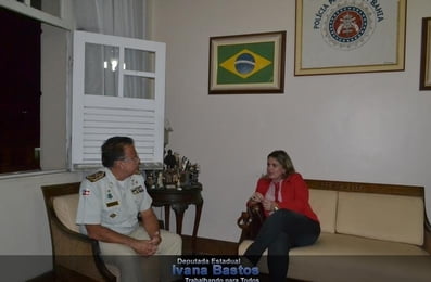 Audiência com o comandante geral da Polícia Militar