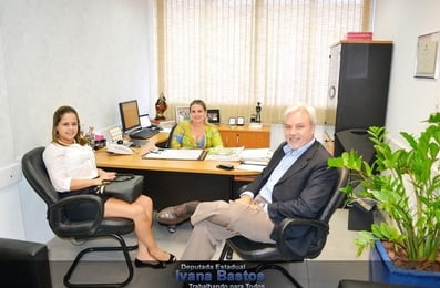 Visita do Diretor de Relações Institucionais da Bahia Mineração (BAMIN), Frederico Souza.