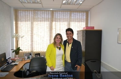 Visita do prefeito de Lagoa Real, Zezinho. 