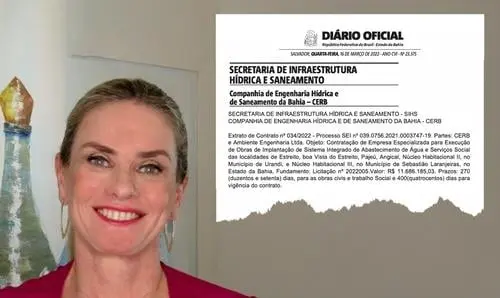 Saiu o contrato para obras de sistemas de água em Urandi e Sebastião Laranjeiras