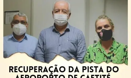 Ivana e Valtécio conquistam recuperação da pista do aeroporto de Caetité