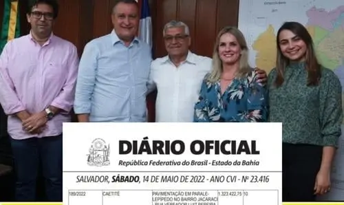 Ivana e Valtécio garantem calçamento de diversas ruas de Caetité 