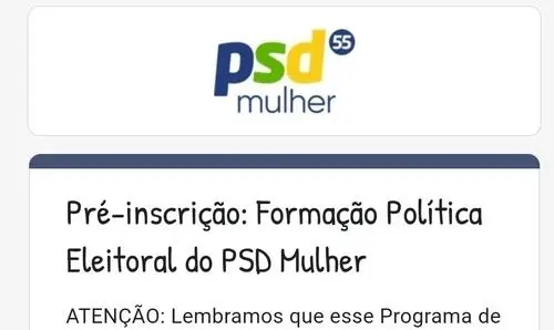 PSD promove Curso de Formação Política Psd Mulher