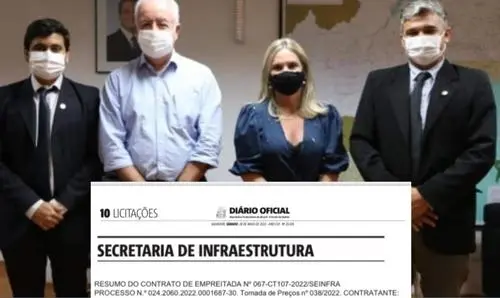 Ivana e Warlei garantem obra de infraestrutura em Urandi