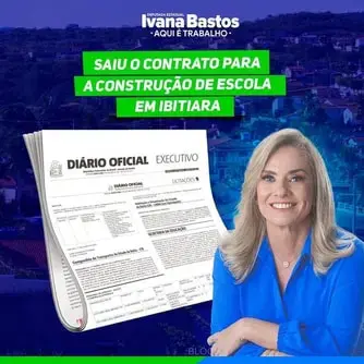 Saiu o contrato para as obras da nova escola de Ibitiara 