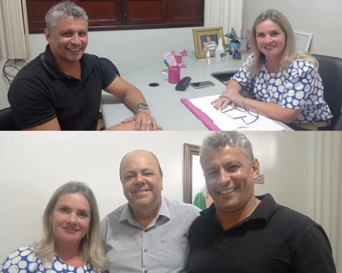 Deputada Ivana Bastos recebe a visita institucional do prefeito interino de Guanambi, Arnaldo Azevedo (Nal) 