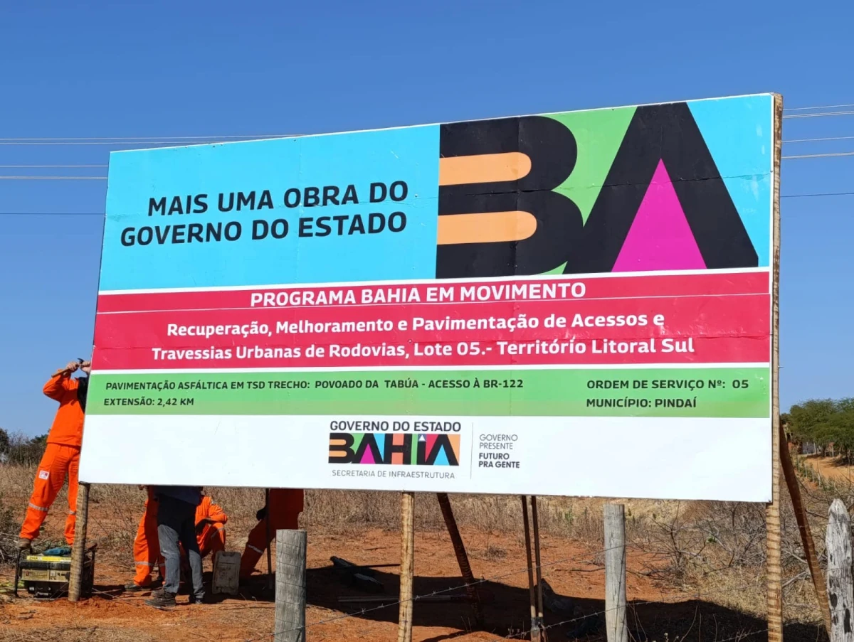 Ivana Bastos anuncia início das obras do asfalto da estrada que liga Valmir Gomes Pinheiro ao povoado de Tabua, em Pindaí