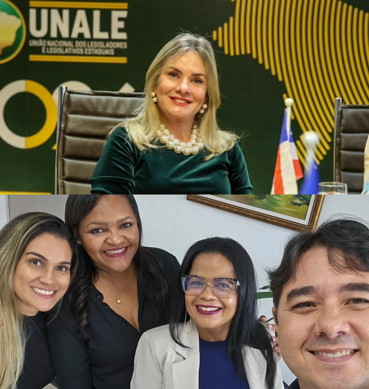 Secretária-Geral da Unale, deputada Ivana Bastos, parabeniza a ALBA pela indicação ao Prêmio Assembleia Cidadã com o projeto “Central de Atendimento ao Cidadão” 